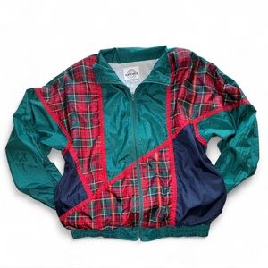 Vintage Multicolor Plaid Jacket